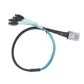 Mini SAS 36P SFF-8087 Male to 4X SATA 7Pin Female Connectors Forward Breakout Internal Cable 3FT 1M
Mini SAS 36P SFF-8087 Male to 4X SATA 7Pin Female Connectors Forward Breakout Internal Cable 3FT 1M