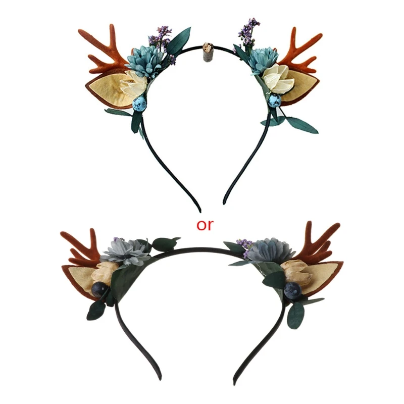 Christmas Deer Antlers Horn Headband Women Girls Cat Ear Hair Hoop Headdress Fairy Costume Headpiece Festival Party Props
Christmas Deer Antlers Horn Headband Women Girls Cat Ear Hair Hoop Headdress Fairy Costume Headpiece Festival Party Props