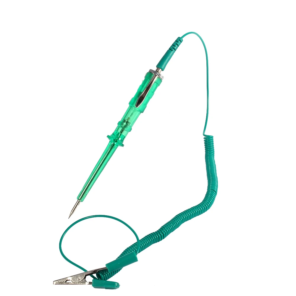New Auto Car Vehicle Circuit Tester Set DC 6V 12V 24V Light Bulb Voltage Test Pen Pencil With Coil Cable Test Light
New Auto Car Vehicle Circuit Tester Set DC 6V 12V 24V Light Bulb Voltage Test Pen Pencil With Coil Cable Test Light