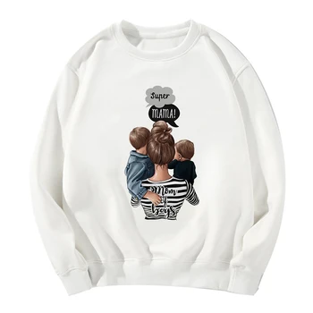 Punk Hip Hop Tracksuit Round Collar Kpop Plus Size Autumn Winter Hoodies Super Mom Sweatshirt Casual bluza damska Sportswear
Punk Hip Hop Tracksuit Round Collar Kpop Plus Size Autumn Winter Hoodies Super Mom Sweatshirt Casual bluza damska Sportswear