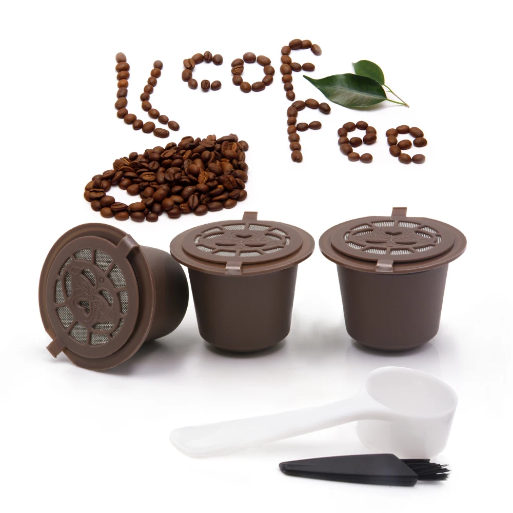 2/3/4 Pcs Reusable Coffee Capsule Coffee Filter Cup for Nescafe Dolce Gusto Refillable Caps Brush Filter Baskets
2/3/4 Pcs Reusable Coffee Capsule Coffee Filter Cup for Nescafe Dolce Gusto Refillable Caps Brush Filter Baskets