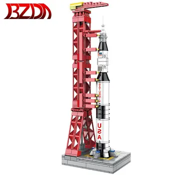 BZDA 425 PCS Saturn V Carrier Rocket Building Blocks MOC Launch Space Spacecraft Rocket modle Bricks toys For birthday Gifts
BZDA 425 PCS Saturn V Carrier Rocket Building Blocks MOC Launch Space Spacecraft Rocket modle Bricks toys For birthday Gifts