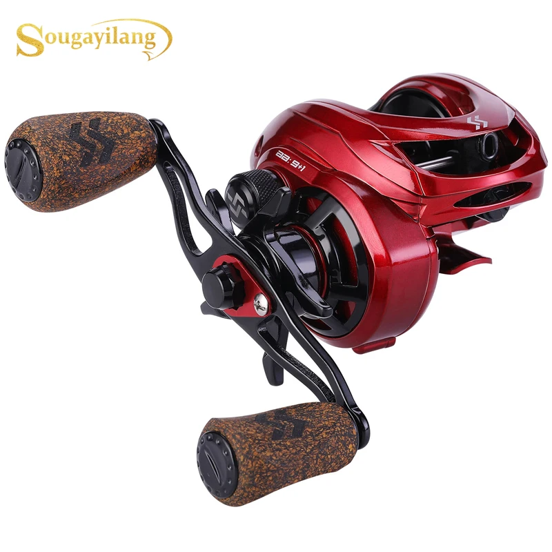 Sougayilang Baitcasting Reel Dual Brake System Reel 8KG Max Drag 9+1 BBs 8 :1 High Speed Fishing Reel
Sougayilang Baitcasting Reel Dual Brake System Reel 8KG Max Drag 9+1 BBs 8 :1 High Speed Fishing Reel