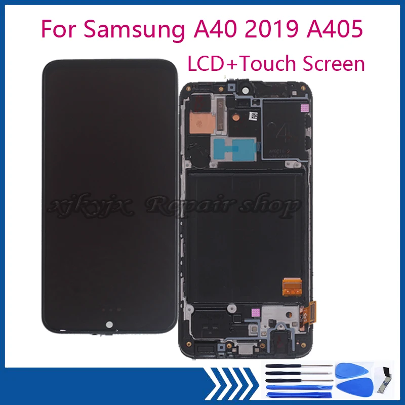 5.9-inch AMOLED LCD For Samsung A40 2019 A405 LCD Display Touch Screen Digitizer Assembly For Samsung A405FM/DS LCD Repair kit
5.9-inch AMOLED LCD For Samsung A40 2019 A405 LCD Display Touch Screen Digitizer Assembly For Samsung A405FM/DS LCD Repair kit