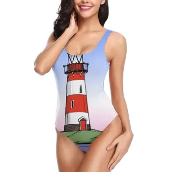 Cartoon Lighthouse On The Sea Women's Sexy One Piece Swimsuit Bikini Swimwear Bathing Suit Monokini Bikinis Women Beachwear
Cartoon Lighthouse On The Sea Women's Sexy One Piece Swimsuit Bikini Swimwear Bathing Suit Monokini Bikinis Women Beachwear
