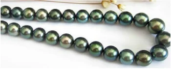 18"8-9MM NATURAL TAHITIAN BLACK ROUND PEARL NECKLACE 925silver
18"8-9MM NATURAL TAHITIAN BLACK ROUND PEARL NECKLACE 925silver