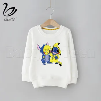 Children Cartoon Stitch and Pikachu Funny Kid Sweatshirt Solid Color Hoodies Fashion Boys Girl Long Sleeve Hoodies Sweatshirt
Children Cartoon Stitch and Pikachu Funny Kid Sweatshirt Solid Color Hoodies Fashion Boys Girl Long Sleeve Hoodies Sweatshirt