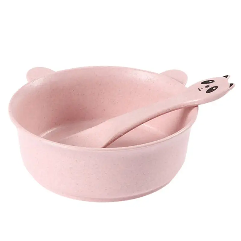 2 Pcs/Set Baby Feeding Food Tableware Panda Wheat Kid Dishes Eco-Friendly Children Training Dinnerware Plate Bowl Spoon
2 Pcs/Set Baby Feeding Food Tableware Panda Wheat Kid Dishes Eco-Friendly Children Training Dinnerware Plate Bowl Spoon