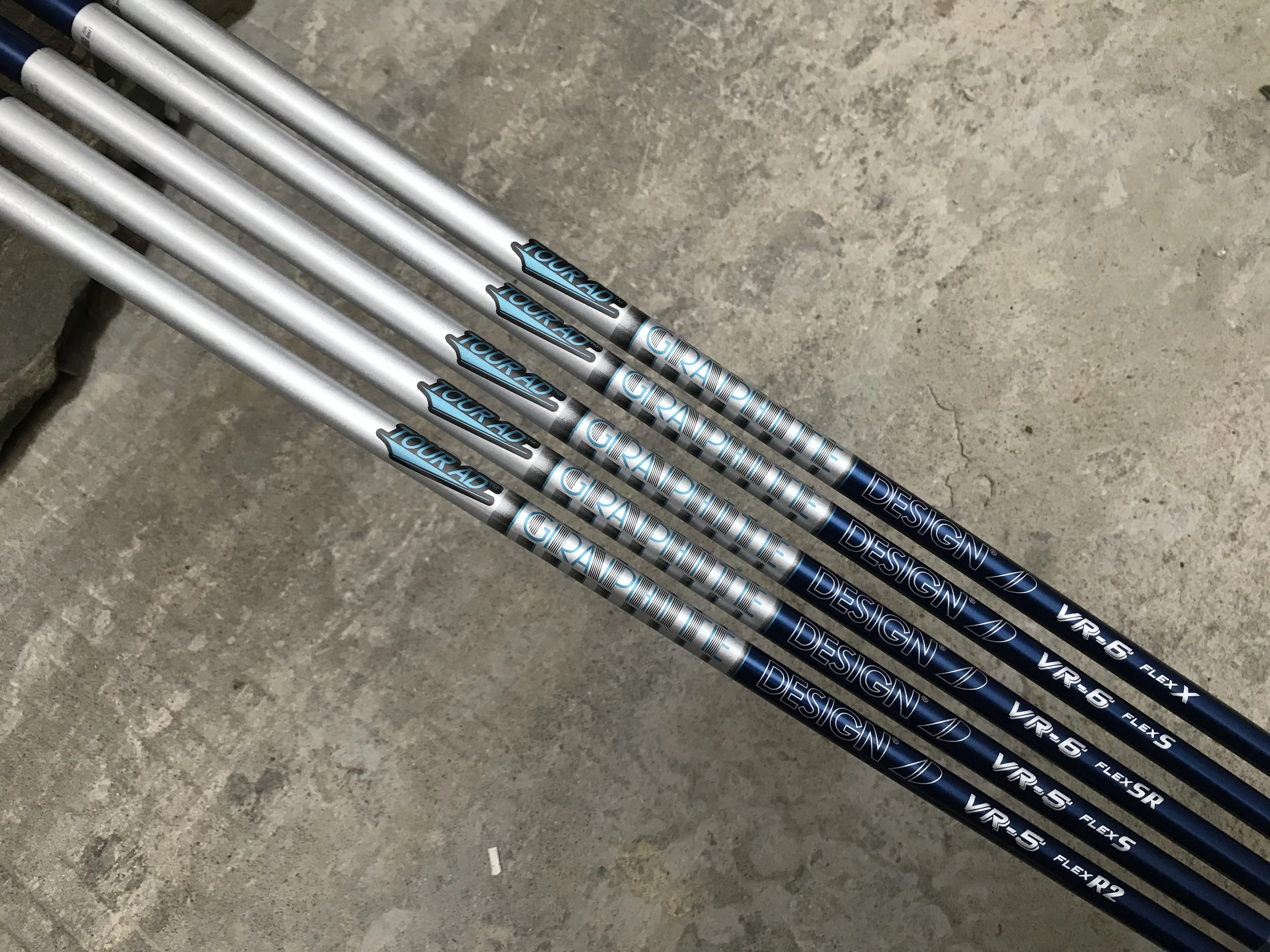 

New 3pcs Tour AD VR-5/VR-6 Graphite Shaft 0.335 Size Graphite Design Golf Shaft R1/R2/S/SR/X Flex EMS Free Shipping