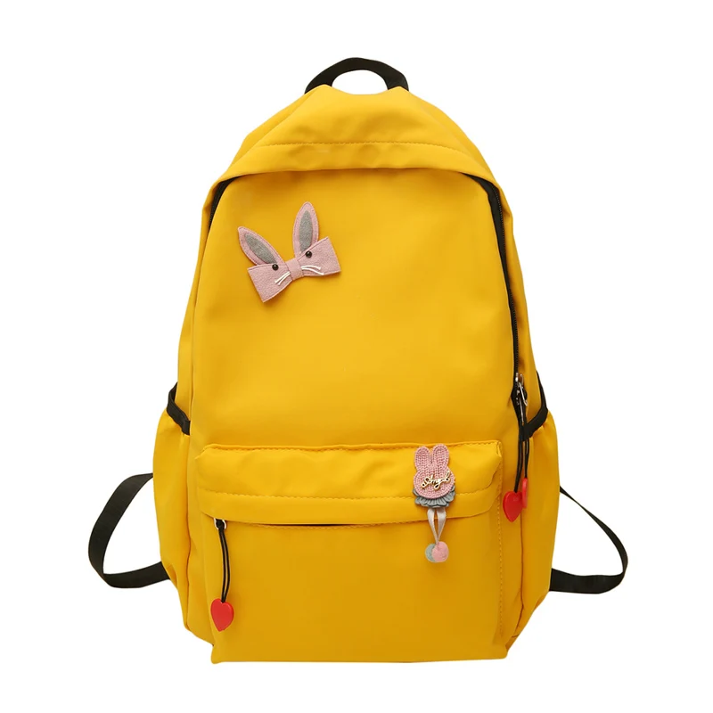 Women Nylon Backpack Bow Rabbit Ears Shoulders Bag Simple School Bags For Girls Teenager for women 2019 Mochilas waterproof 
Women Nylon Backpack Bow Rabbit Ears Shoulders Bag Simple School Bags For Girls Teenager for women 2019 Mochilas waterproof