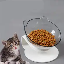 שקוף משופע קריקטורה עיצוב האכלה לחיות מחמד לחתולים כלבים(China)