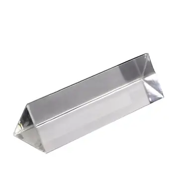 Science Glass Triple Teaching Optical Students Photography Transparent Prop Prism Prism Educational Christmas Gift
Science Glass Triple Teaching Optical Students Photography Transparent Prop Prism Prism Educational Christmas Gift