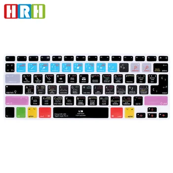 HRH Logic Pro X Spanish Hotkey Shortcuts Function Silicone Keyboard Cover Protector Skin For Mac Air Retina 13"15"17" EU/US
HRH Logic Pro X Spanish Hotkey Shortcuts Function Silicone Keyboard Cover Protector Skin For Mac Air Retina 13"15"17" EU/US