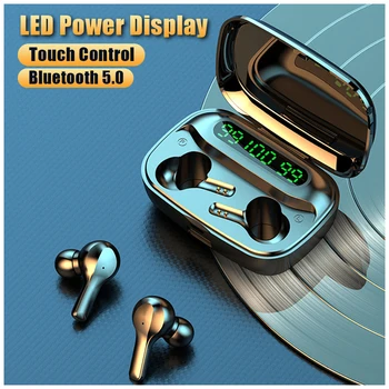 Wireless Bluetooth Earphone Touch Control Wireless Headphone Sports Waterproof Headphones TWS Earbuds Headsets With Microphone
Wireless Bluetooth Earphone Touch Control Wireless Headphone Sports Waterproof Headphones TWS Earbuds Headsets With Microphone