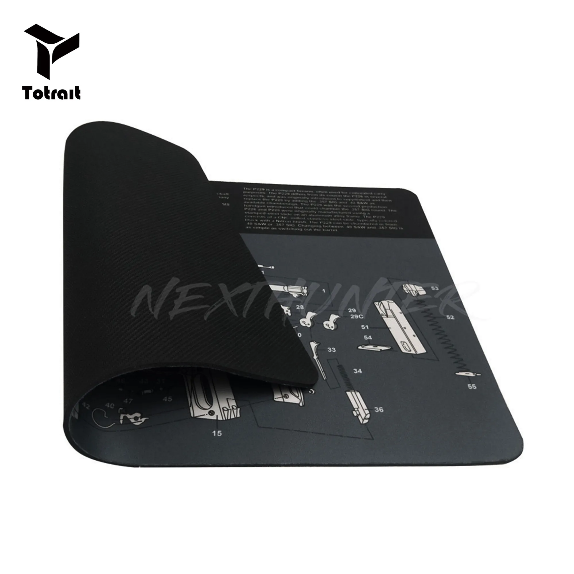 TOtrait SIG P229 Pistol Cleaning Rubber Mat With Parts Diagram and Instructions Armorers Bench Mat Mouse Pad
TOtrait SIG P229 Pistol Cleaning Rubber Mat With Parts Diagram and Instructions Armorers Bench Mat Mouse Pad