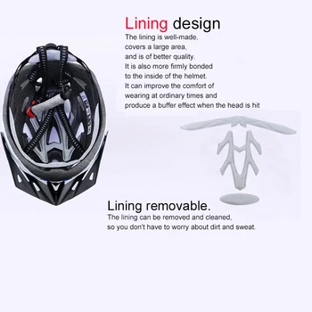 New Ultralight Racing Cycling Helmet with Sunglasses Intergrally-molded MTB Bicycle Helmet Mountain Road Bike Helmet 
New Ultralight Racing Cycling Helmet with Sunglasses Intergrally-molded MTB Bicycle Helmet Mountain Road Bike Helmet