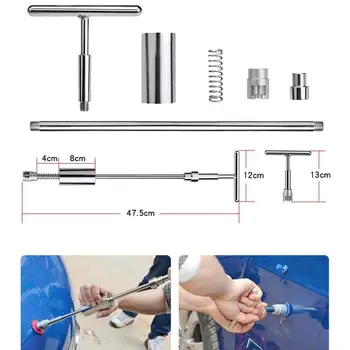 Car sag repair kits Pit repair dent repair T-type pull rod puller professional fashion portable labor-saving and durable 
Car sag repair kits Pit repair dent repair T-type pull rod puller professional fashion portable labor-saving and durable