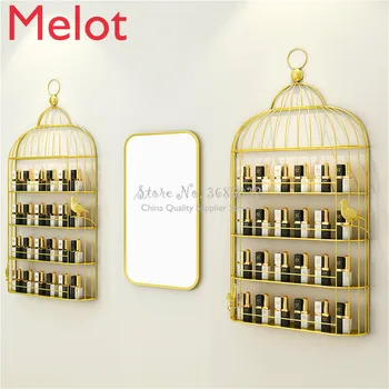 Bird Cage Shape Nordic Wall Storage Holders for Nail Polish Manicure Shop Iron Rack Nail Oil Shelf Organizer Metal Storage Rack
Bird Cage Shape Nordic Wall Storage Holders for Nail Polish Manicure Shop Iron Rack Nail Oil Shelf Organizer Metal Storage Rack