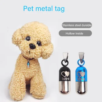 Pet ID Tags Aluminium Alloy Personalized Information Organization Barrel Anti-lost Tube Pill Identity Tag Metal Pendant
Pet ID Tags Aluminium Alloy Personalized Information Organization Barrel Anti-lost Tube Pill Identity Tag Metal Pendant