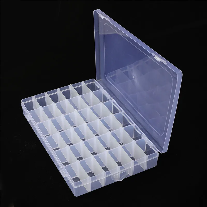 36 Grids Plastic Embroidery Floss Cross Stitch Organizer Storage Box For Floss Bobbins Beads For Storage Holder Sewing Tools
36 Grids Plastic Embroidery Floss Cross Stitch Organizer Storage Box For Floss Bobbins Beads For Storage Holder Sewing Tools