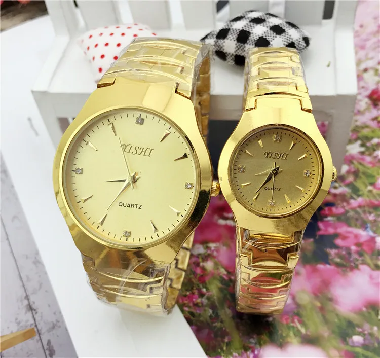 Gold Watch New Tyrant Gold Non-Mechanical Watch Men's and Women's Quartz Watch Couple Watch Steel Band Gold Face Watch
Gold Watch New Tyrant Gold Non-Mechanical Watch Men's and Women's Quartz Watch Couple Watch Steel Band Gold Face Watch