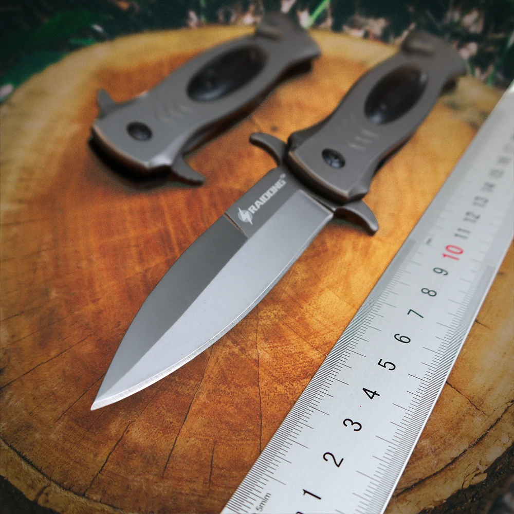 Raidong 7CR13Mov High Hardness Tactical Folding Knife Pocket Outdoor Survival Hunting Camping 1s Quick Open survival knife
Raidong 7CR13Mov High Hardness Tactical Folding Knife Pocket Outdoor Survival Hunting Camping 1s Quick Open survival knife
