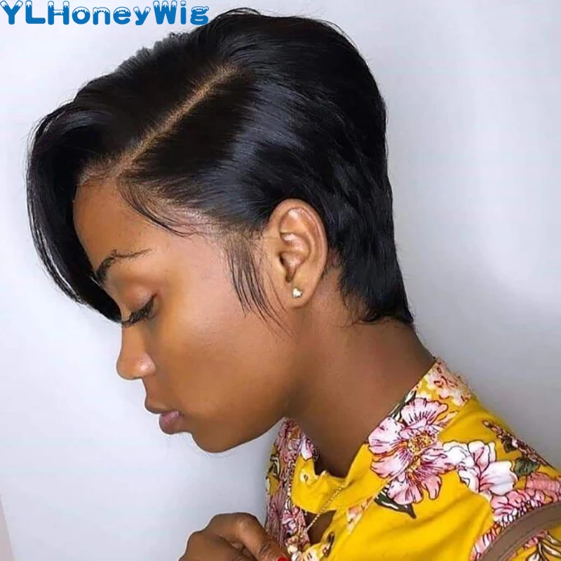 Short Pixie Lace Wigs Pixie Cut Wig Straight Brazilian Remy Hair 150% Density Machine Made Human Hair Wigs For Women
Short Pixie Lace Wigs Pixie Cut Wig Straight Brazilian Remy Hair 150% Density Machine Made Human Hair Wigs For Women