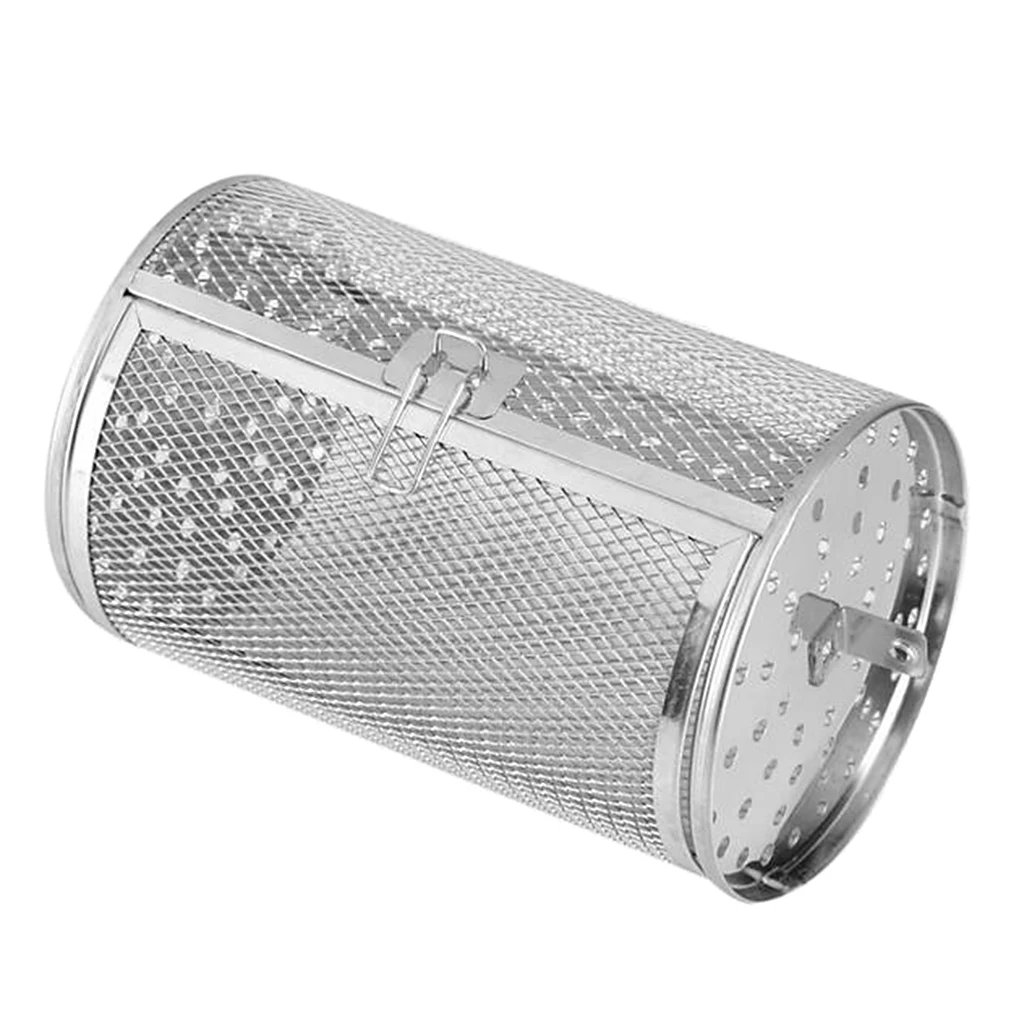 Stainless Steel Rotisserie Grill Roaster Drum Oven Basket Baking fit for Coffee Beans Peanut BBQ Stainless Steel Rotisserie Grill Roaster Drum Oven Basket Baking fit for Coffee Beans Peanut BBQ