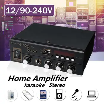 Digital Display Mini Power Amplifier bluetooth Stereo Amplifier Home Theater Amplifier Support TF FM USB Microphone
Digital Display Mini Power Amplifier bluetooth Stereo Amplifier Home Theater Amplifier Support TF FM USB Microphone