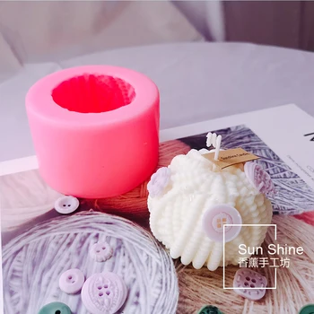 Silicone Candle Mold 3D Knitting Wool Line Ball Shape Aromatherapy Plaster DIY Decorating Mould Candle Mold Craft Tools
Silicone Candle Mold 3D Knitting Wool Line Ball Shape Aromatherapy Plaster DIY Decorating Mould Candle Mold Craft Tools