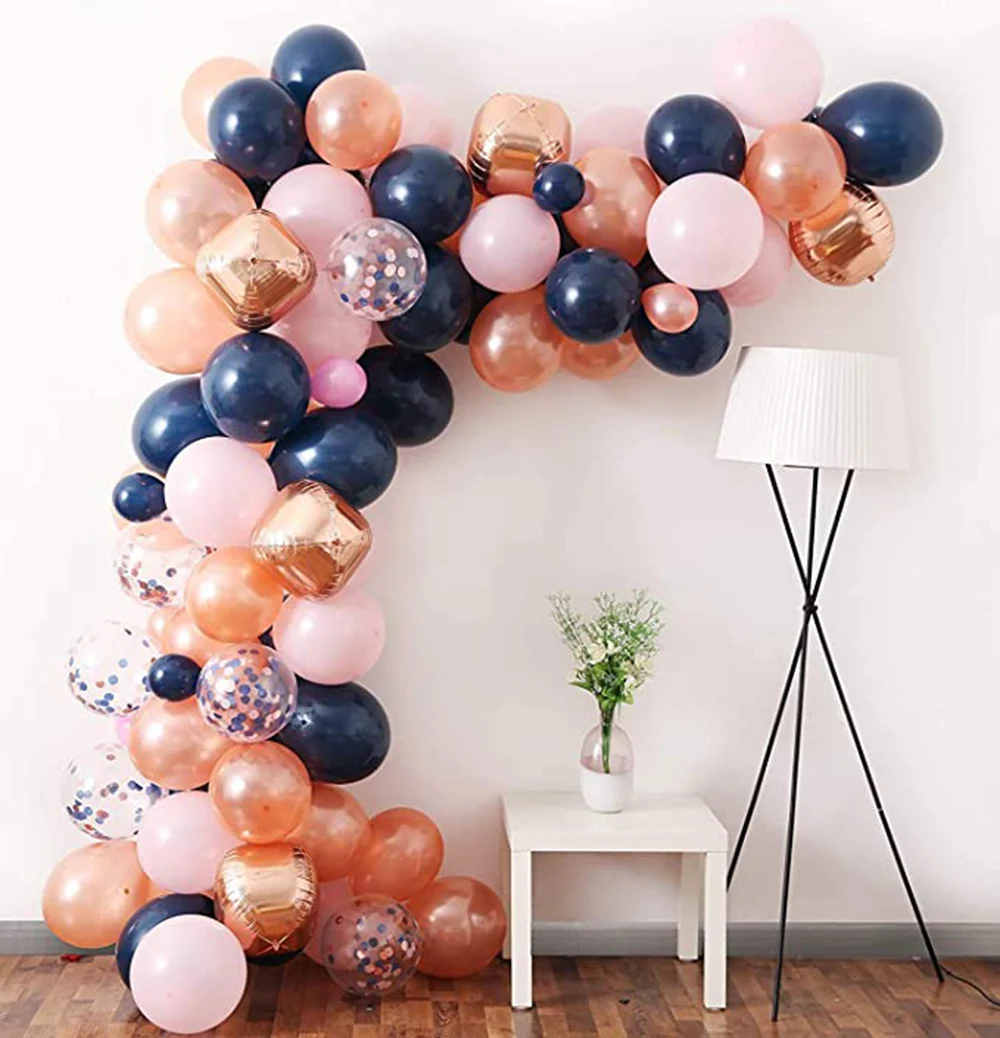 110pcs/lot Gender Reveal Party Navy Rose Gold Balloons Latex Pink Balloons Garland Arch Kit Baby Shower balloons Birthday Party
110pcs/lot Gender Reveal Party Navy Rose Gold Balloons Latex Pink Balloons Garland Arch Kit Baby Shower balloons Birthday Party