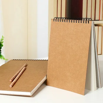 1Pcs High Quality Hard Back Spiral Bound Coil Sketch Book Blank Paper Kraft Sketching Paper painting Stationery supplies
1Pcs High Quality Hard Back Spiral Bound Coil Sketch Book Blank Paper Kraft Sketching Paper painting Stationery supplies