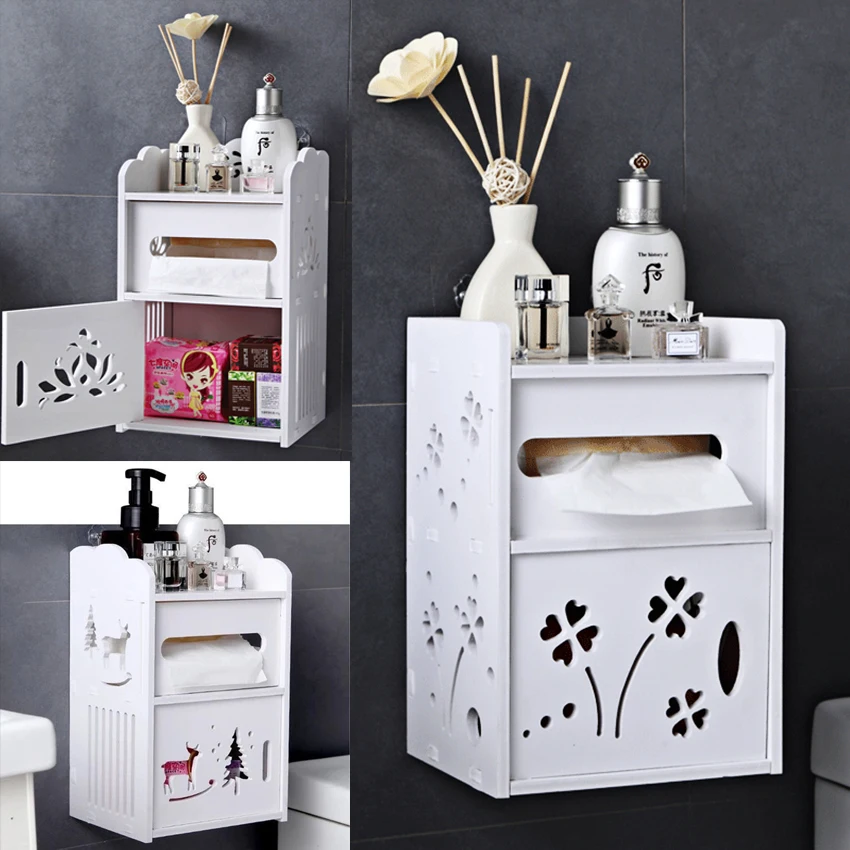 Bathroom Waterproof Tissue Box Plastic Toilet Paper Holder Wall Mounted Storage Box Double Layer Napkin Dispenser Organizer
Bathroom Waterproof Tissue Box Plastic Toilet Paper Holder Wall Mounted Storage Box Double Layer Napkin Dispenser Organizer