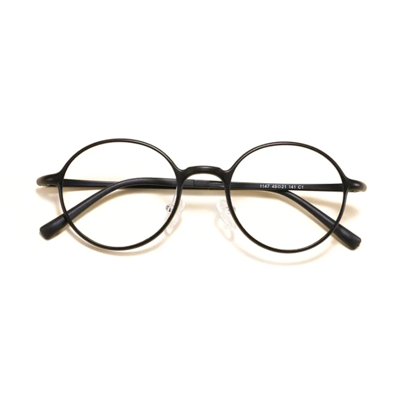 HOTOCHKI New Men and Women Oval Flat Eyeglasses Lightweight Plastic Steel Spectacles Frames Spring Spectacle Frame | Аксессуары для