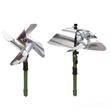 1Set Anti Bird Repellent Reflective Windmill Bird Repeller Windmill Silver Pinwheels Reflective Scare Deterrent Driving Windmill
1Set Anti Bird Repellent Reflective Windmill Bird Repeller Windmill Silver Pinwheels Reflective Scare Deterrent Driving Windmill