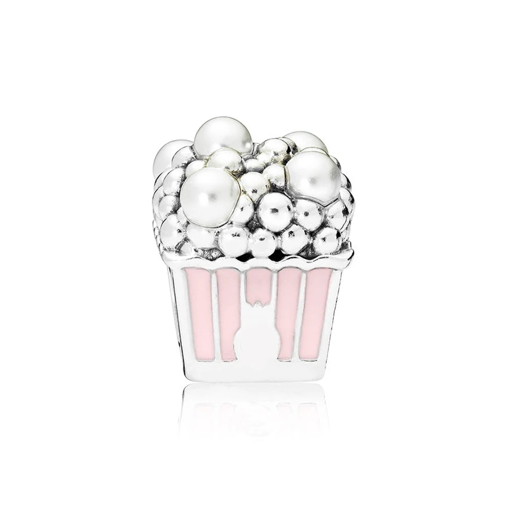 Authentic 925 Sterling Silver Bead Delicious Pink Popcorn Charm Fit Pandora Women Bracelet Bangle Gift DIY Jewelry
Authentic 925 Sterling Silver Bead Delicious Pink Popcorn Charm Fit Pandora Women Bracelet Bangle Gift DIY Jewelry
