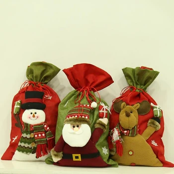 Large 3D Backpack Holiday Gift Bag Christmas Decorations Linen Bags with Doll Burlap Bag
Large 3D Backpack Holiday Gift Bag Christmas Decorations Linen Bags with Doll Burlap Bag