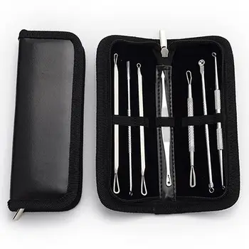 7Pcs Blackhead Acne Comedone Pimple Blemish Extractor Remover Stainless Steel Tools Effective in removing blackhead, whitehead,
7Pcs Blackhead Acne Comedone Pimple Blemish Extractor Remover Stainless Steel Tools Effective in removing blackhead, whitehead,