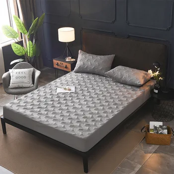 Jacquard Cotton All Inclusive Cover Detachable Anti-Mite Mattress Pad Bed Padded Mattress Non-Slip Cover Bed Dust Quilted Soft 
Jacquard Cotton All Inclusive Cover Detachable Anti-Mite Mattress Pad Bed Padded Mattress Non-Slip Cover Bed Dust Quilted Soft