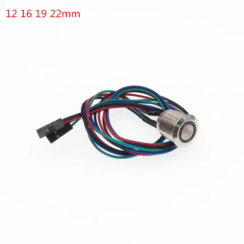 1 set Metal led power switch Push Button Switch On-off reset 12mm 16mm 19mm 22mm Waterproof with 50cm wire
1 set Metal led power switch Push Button Switch On-off reset 12mm 16mm 19mm 22mm Waterproof with 50cm wire