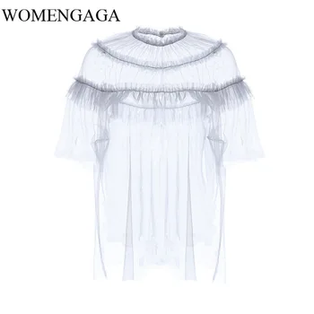 WOMENGAGA NEW 2020 Summer Fashion Lace Mesh Streetwear Girl Female Transparent Elasticity T Shirt Tops Tshirt Vintage Q013
WOMENGAGA NEW 2020 Summer Fashion Lace Mesh Streetwear Girl Female Transparent Elasticity T Shirt Tops Tshirt Vintage Q013