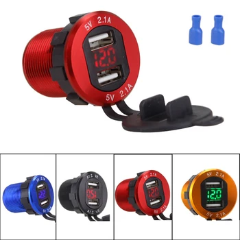 Motorcycle Modified USB Charger Socket 12-24V Touch Switch Autobike Cigarette Lighter Power Adapter With LED Display
Motorcycle Modified USB Charger Socket 12-24V Touch Switch Autobike Cigarette Lighter Power Adapter With LED Display