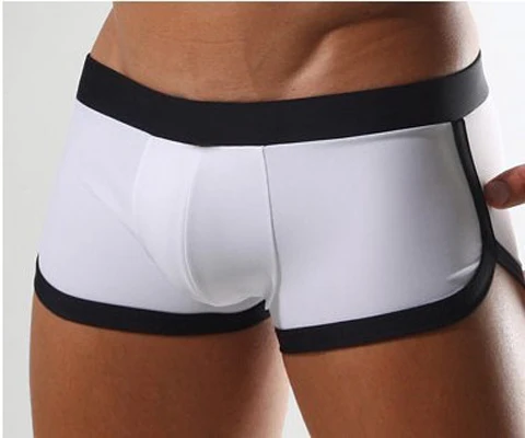 Men's underwear low-waisted white cotton shorts tight underwear solid color sexy shorts underwear
Men's underwear low-waisted white cotton shorts tight underwear solid color sexy shorts underwear