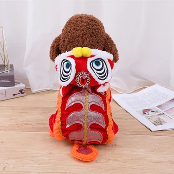 Autumn Winter Dog Cotton Clothes Funny Pets Christmas Coat Dogs Lion Dance Chinese Costume Dog Clothing Puppy New Year Festive
Autumn Winter Dog Cotton Clothes Funny Pets Christmas Coat Dogs Lion Dance Chinese Costume Dog Clothing Puppy New Year Festive
