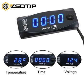 ZSDTRP Universal Motorcycle Multi-Function Mini 3 Digital Air Temperature Thermometer Voltmeter Time Water Meter Gauge KOSO
ZSDTRP Universal Motorcycle Multi-Function Mini 3 Digital Air Temperature Thermometer Voltmeter Time Water Meter Gauge KOSO