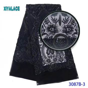 3D Lace African Lace Fabric High Quality Navy Blue Nigerian Paty Dress Handmade Beads Embroidery Tulle French Lace Fabric 3087
3D Lace African Lace Fabric High Quality Navy Blue Nigerian Paty Dress Handmade Beads Embroidery Tulle French Lace Fabric 3087