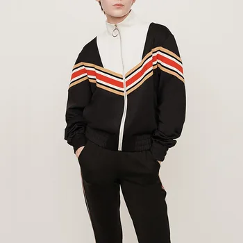 2019 winter new women hit the color stripe drop the shoulder sleeve women casual coat
2019 winter new women hit the color stripe drop the shoulder sleeve women casual coat