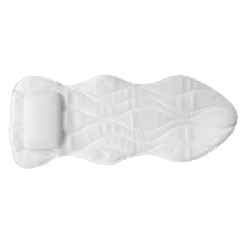 PVC With Pillow Non-Slip 3D Mesh Layer Bath Cushion Large Full Body Suction Cup Mattress Shower Super Thick For Adults Quick Dry
PVC With Pillow Non-Slip 3D Mesh Layer Bath Cushion Large Full Body Suction Cup Mattress Shower Super Thick For Adults Quick Dry