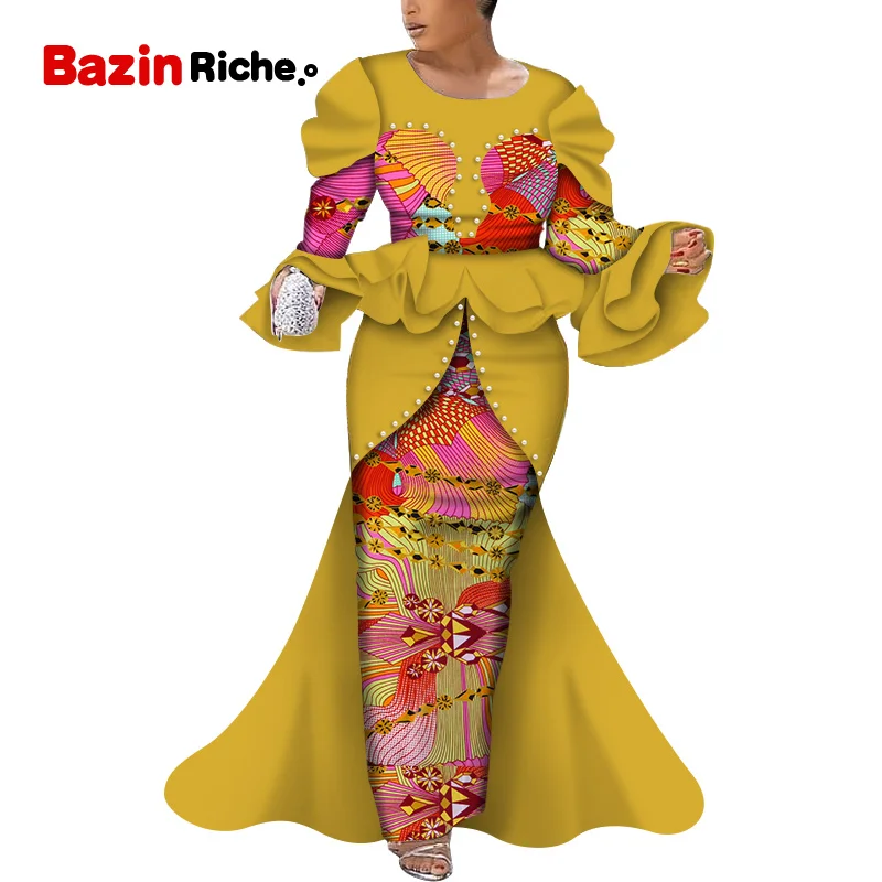 Dashiki African Dresses for Women Long Sleeve Floor Length Dress 2020 Autumn for Party Traditional African Women Clothing WY5625
Dashiki African Dresses for Women Long Sleeve Floor Length Dress 2020 Autumn for Party Traditional African Women Clothing WY5625