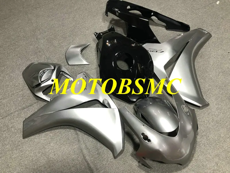 Комплект обтекателей под давлением для CBR1000RR 08 09 10 11 CBR 1000RR 2008 2009 2011 ABS серебристый черный обтекатель + подарки